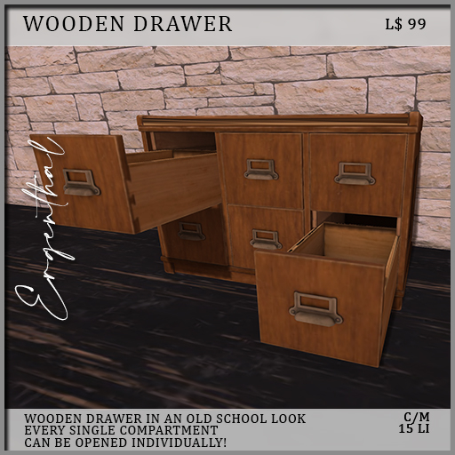 Ergenthal - Wooden Drawer