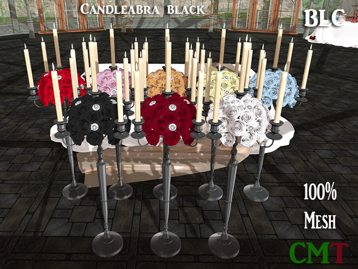 BLC Candelabra Black