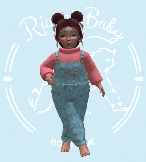 (RBB) Hoppy Easter Overall-TD