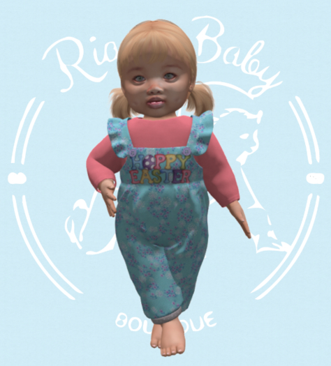 (RBB) Hoppy Overalls LB