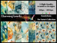 CQ Seamless Textures - The Nature Collection - Dandelions