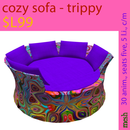 cozy sofa - trippy