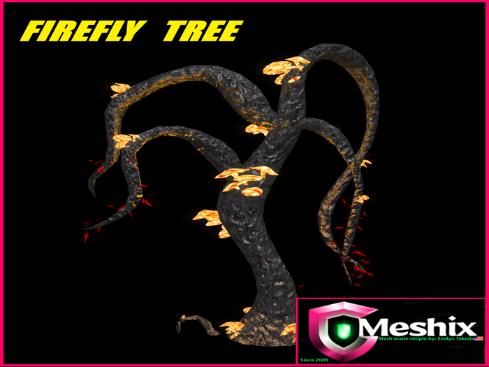 Alien plant 'Firefly tree" (3 prims)