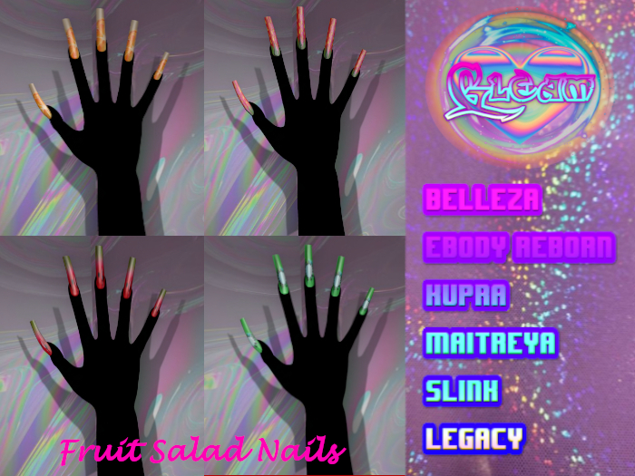 GLEAM: Fruit Salad Nails FATPACK