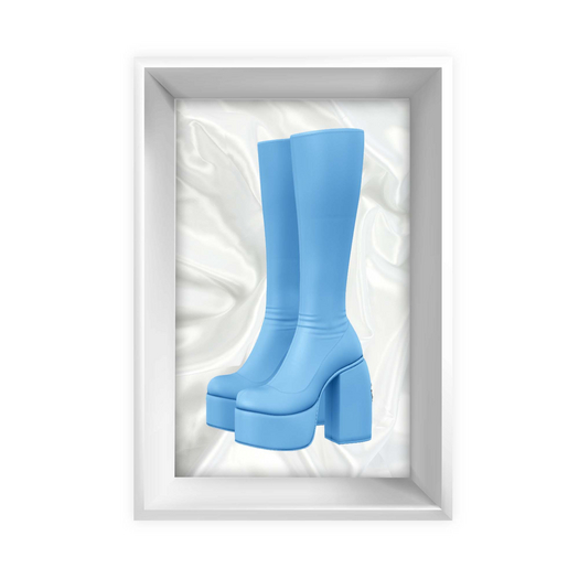 wiredxbrior. Heather Boots - Blue