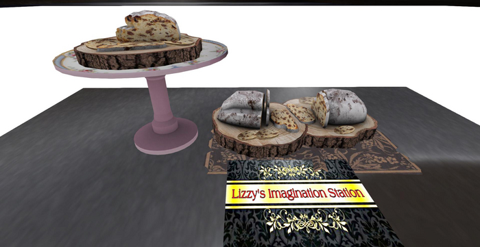 {LiS} Freshly Baked Stollen Bread 2pk{rez}