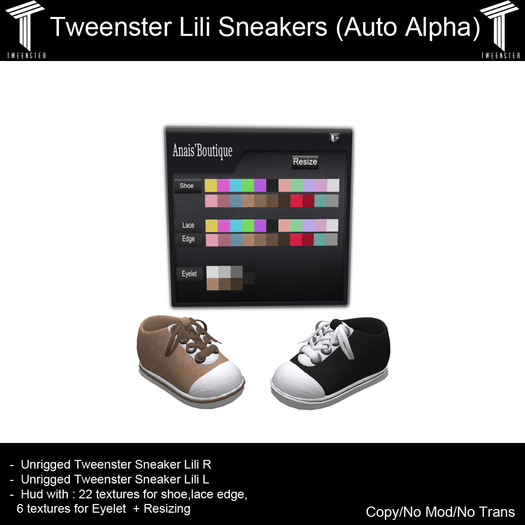 Tweenster Lili Sneakers (Auto Alpha) Demo