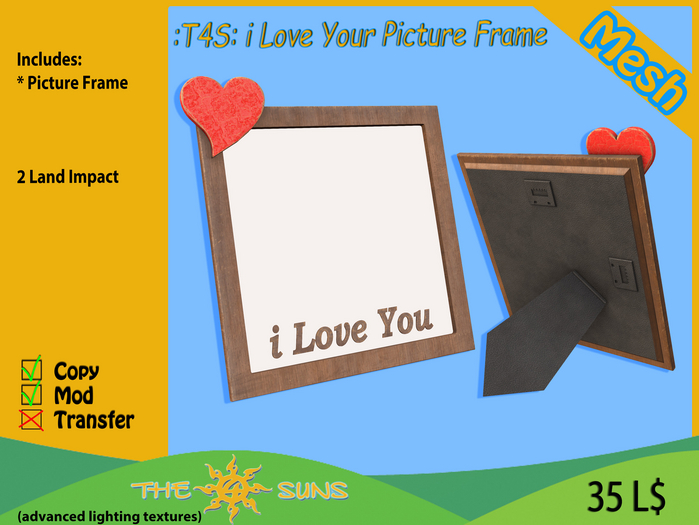 :T4S: i Love Your Picture Frame