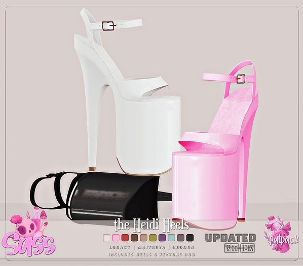 Sass [Heidi Heels] ♥Legacy ♥Maitreya ♥Reborn ♥Kupra