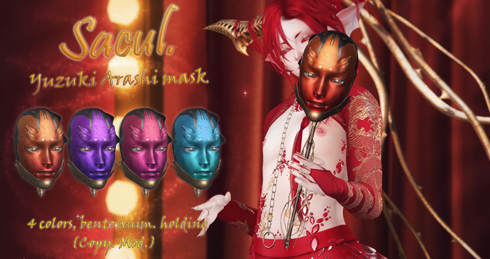 Sacul. Yuzuki Arashi mask
