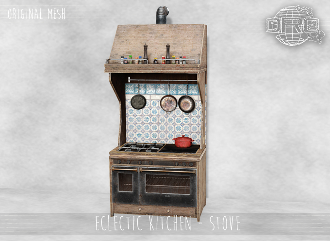 -DRD- Eclectic Kitchen - Stove PG