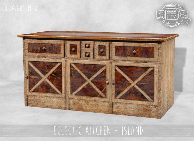 -DRD- Eclectic Kitchen - Island PG
