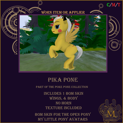 *M*  Open Pony MLP skin pika Pone Unpacker