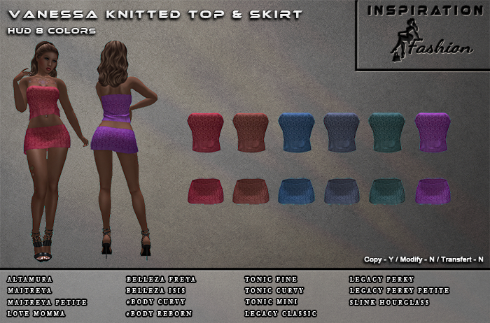 DEMO Vanessa Knitted Top & Skirt