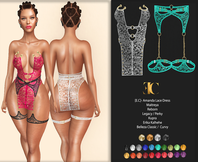 [E.C]- Amanda Lace Dress