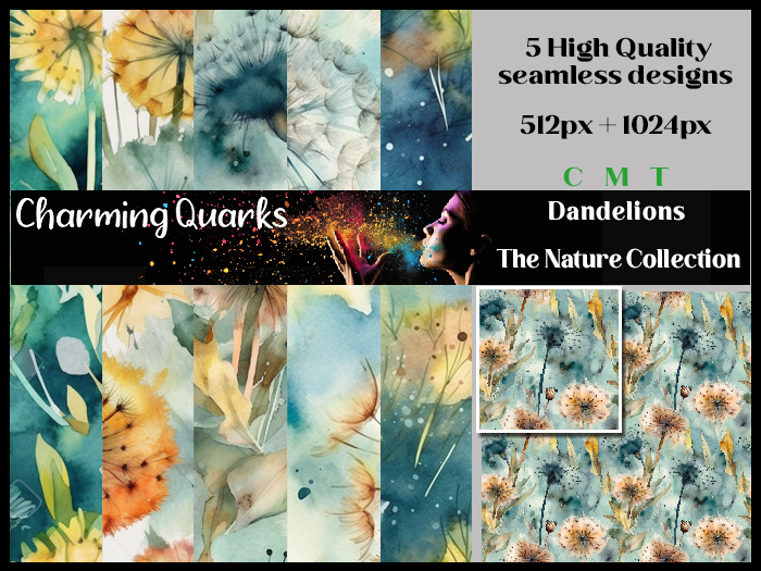 CQ Textures - Dandelions *FULL PERMS*