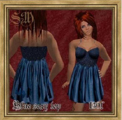 .::SM::. BLUE SEXY TOP
