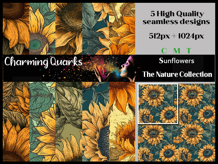 CQ Textures - Sunflowers *FULL PERMS* 