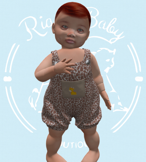 (RBB) Giraffe Romper