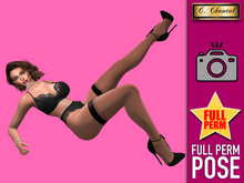 C.CHANTAL Full Perm Pose #FPP-039 Photo Model Ground Sit