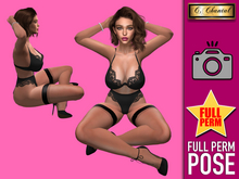 C.CHANTAL Full Perm Pose #FPP-045 Photo Model Ground Sit