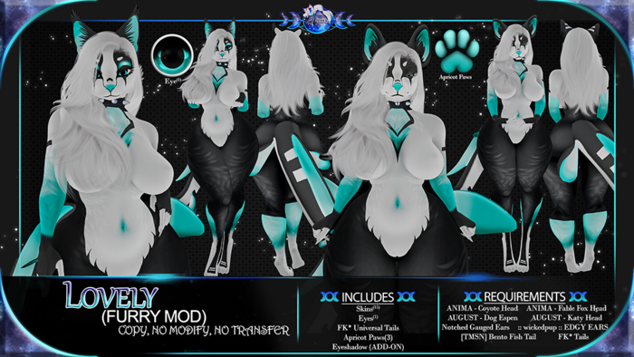 FK* Lovely ☾☾Sky☽☽ ☾☾Furry Mod☽☽ ☾☾BOM☽☽