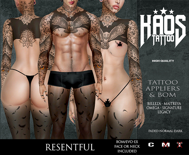 KAOS RESENTFUL TATTOO ( FULL )