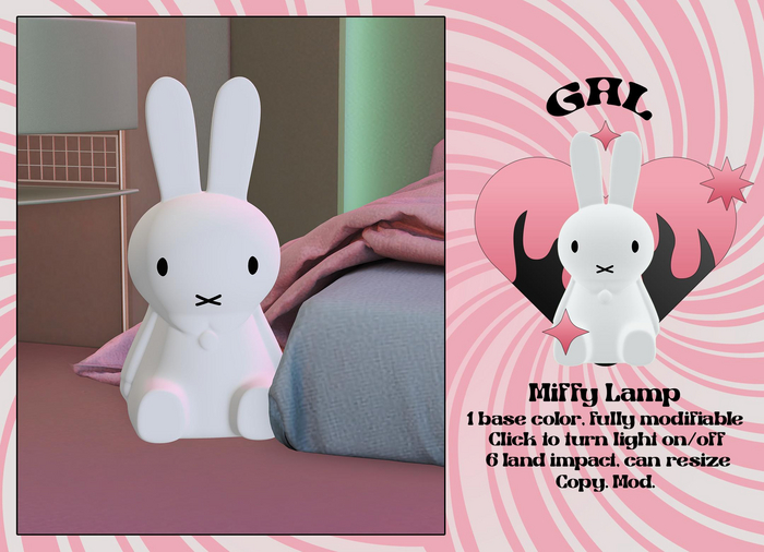 [GAL] Miffy Lamp