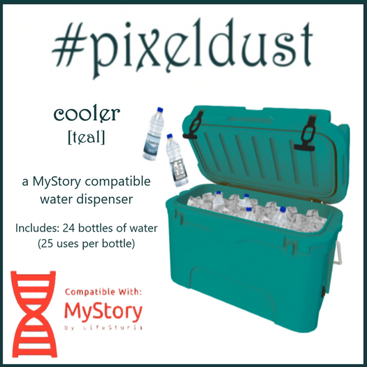 #pixeldust - cooler [teal]