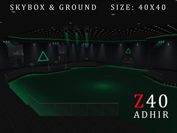 Z40 -[Tintable whit Hud]- Disco Dance Club 40x40 -[ADHIR]- BOX