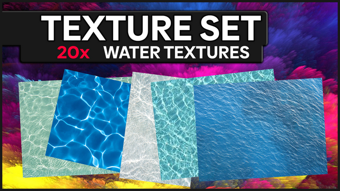 [MICHE] 20x WATER TEXTURES SET