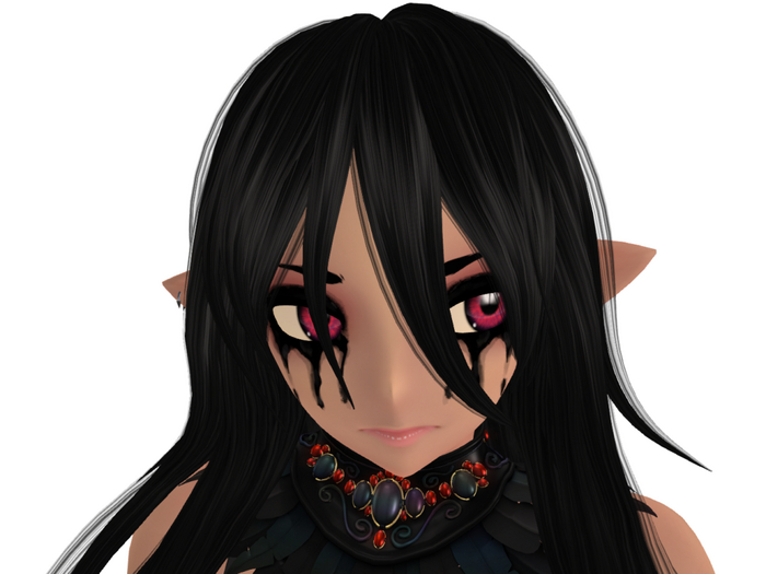 Messy Eye Makeup for M4 Rikugou BoM