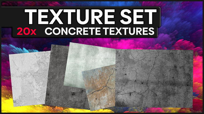 [MICHE] 20x CONCRETE TEXTURES SET
