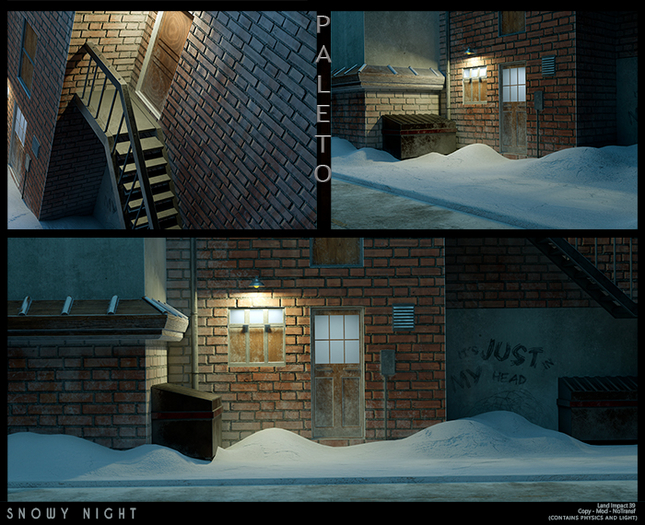 .PALETO.Backdrop:. SNOWY NIGHT