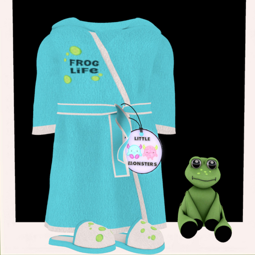 *LM* Frog Life*BLUE*  -Wear to Unbox