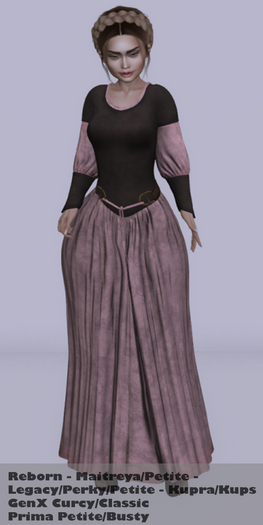 !!! Revna !!! 240 Pink MedievalDress