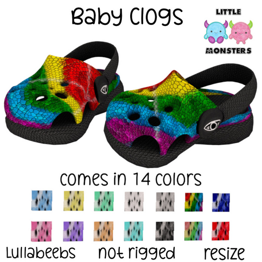 *LM*Baby Clogs 14 Colors  Boxed Hud