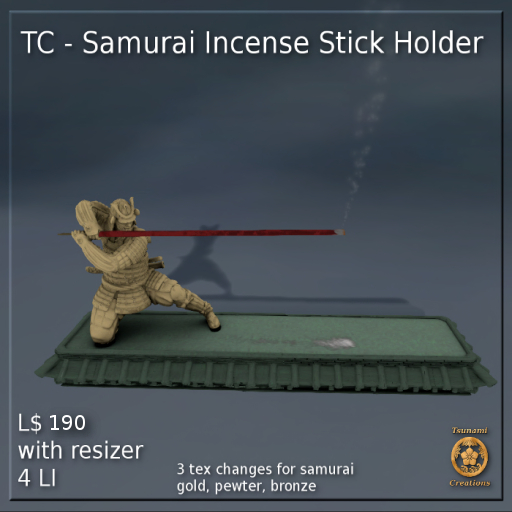 Samurai Incense Stick Holder