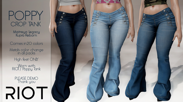 RIOT / Poppy Jeans - Fatpack