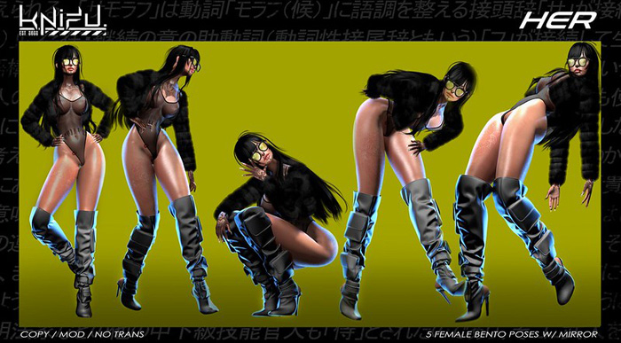 KNIFU. HER Pose Pack (Bento)