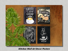 Kitchen Chalk Art Wall Decor Posters-full perm textures