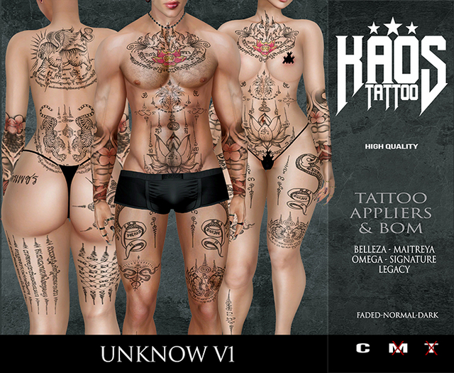 KAOS UNKNOW TATTOO