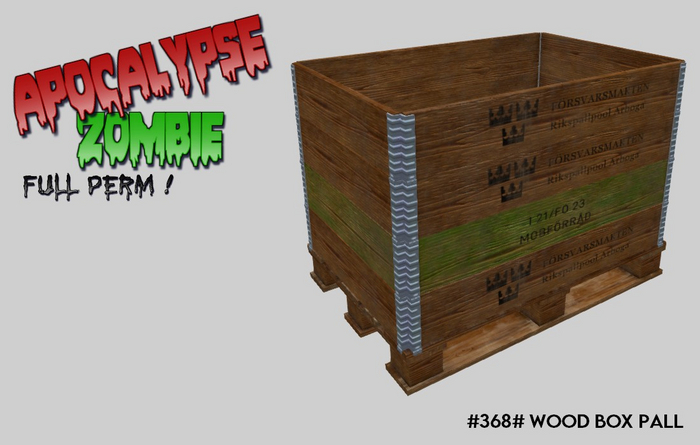 #368# Wood Box Pall #