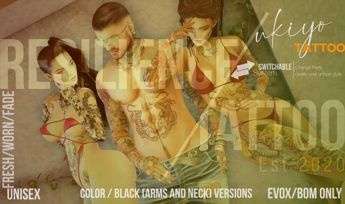 [RESILIENCE] Tattoo - Ukiyo Tattoo