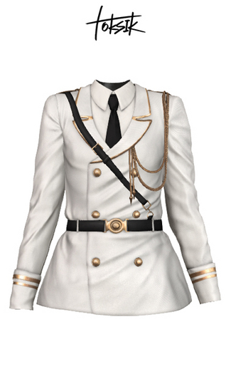 toksik - Remnant Uniform Top (White)