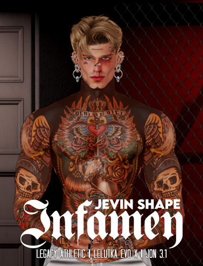 INFAMEY™: JEVIN SHAPE W/BROW SHAPE & STYLECARD