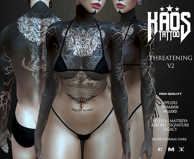 KaoS THREATENING V2 TATTOO