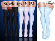 SALE! InStyle - Knee socks above the knees BOM - Blue