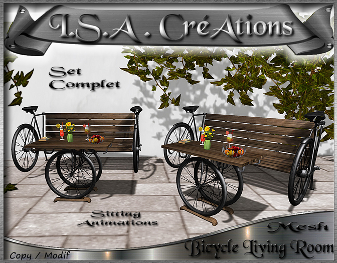 Bicycle Living Room * Mesh * BOX