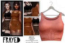 Frayed - Honey Tops - Coral